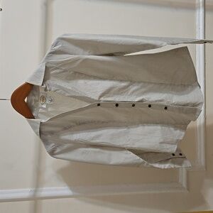 Talbots Pinstripe Blouse sz 8P